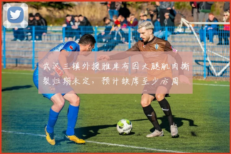 武汉三镇外援雅库布因大腿肌肉撕裂归期未定，预计缺席至少六周